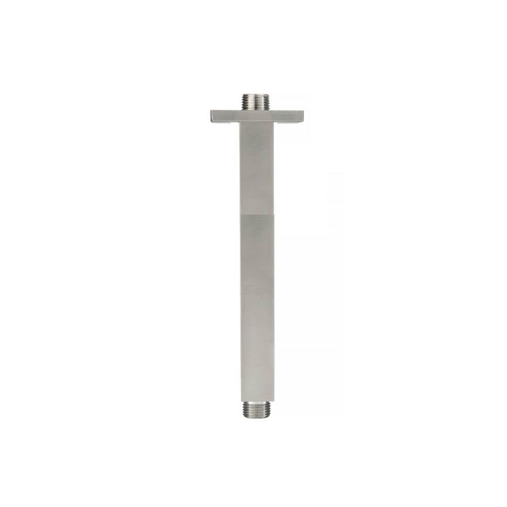 Isenberg By Flusso - Ceiling Mount Shower Arm - 8'' - Brushed Nickel PVD