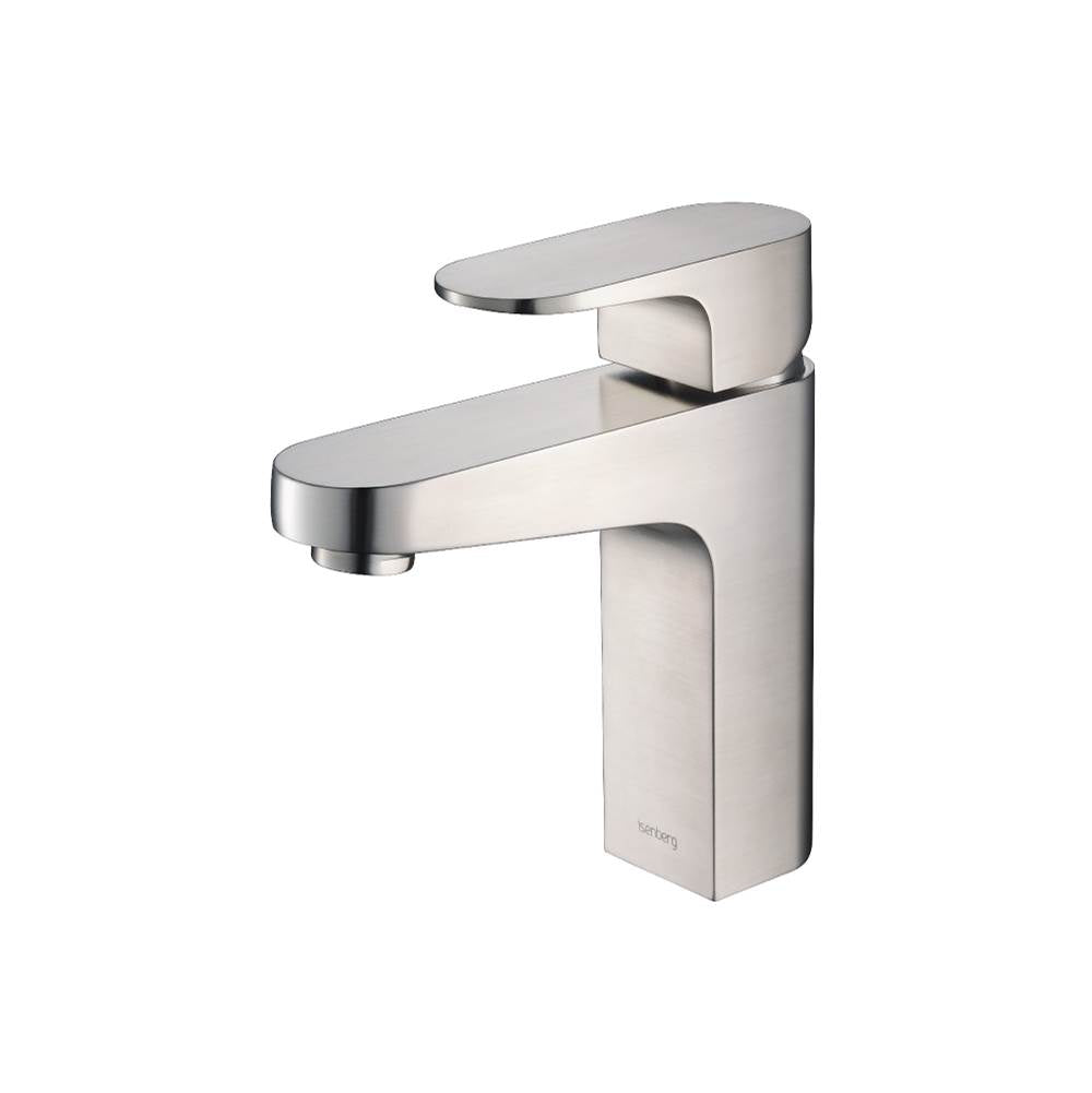 Isenberg By Flusso - Single Hole Bathroom Faucet - Brushed Nickel PVD