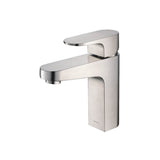 Isenberg By Flusso - Single Hole Bathroom Faucet - Brushed Nickel PVD