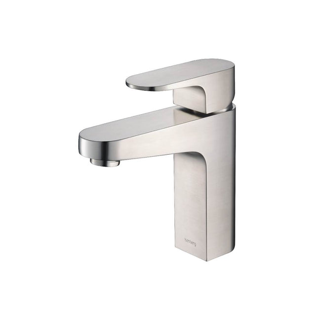 Isenberg By Flusso - Single Hole Bathroom Faucet - Brushed Nickel PVD