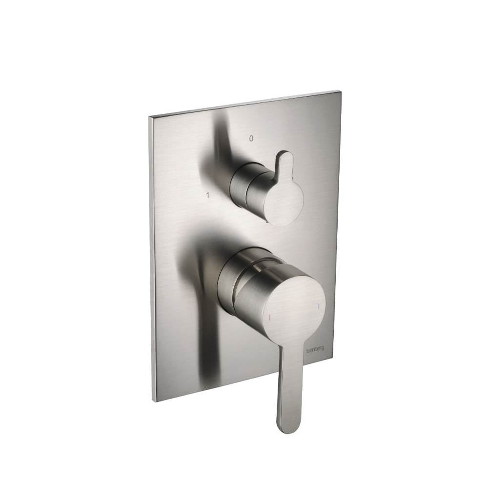 Isenberg By Flusso - Tub / Shower Trim - 2-Output - Brushed Nickel PVD