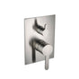 Isenberg By Flusso - Tub / Shower Trim With Pressure Balance Valve - 2-Output - Brushed Nickel PVD