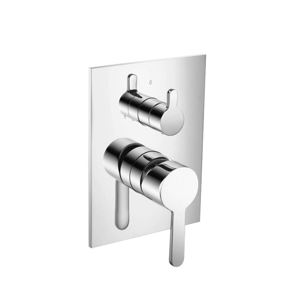 Isenberg By Flusso - Tub / Shower Trim With Pressure Balance Valve - 2-Output - Chrome