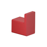 Isenberg By Flusso - Brass Bathroom Towel / Robe Hook - Deep Red