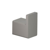 Isenberg By Flusso - Brass Bathroom Towel / Robe Hook - Steel Grey
