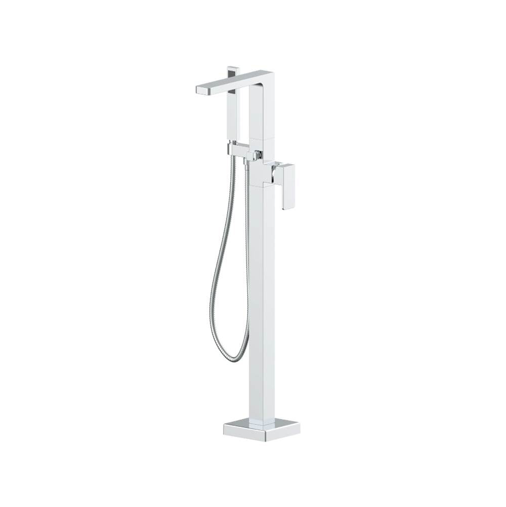 Isenberg By Flusso - Freestanding Floor Mount Bathtub / Tub Filler With Hand Shower - Chrome