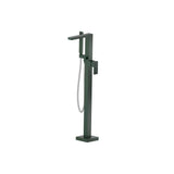 Isenberg By Flusso - Freestanding Floor Mount Bathtub / Tub Filler With Hand Shower - Leaf Green