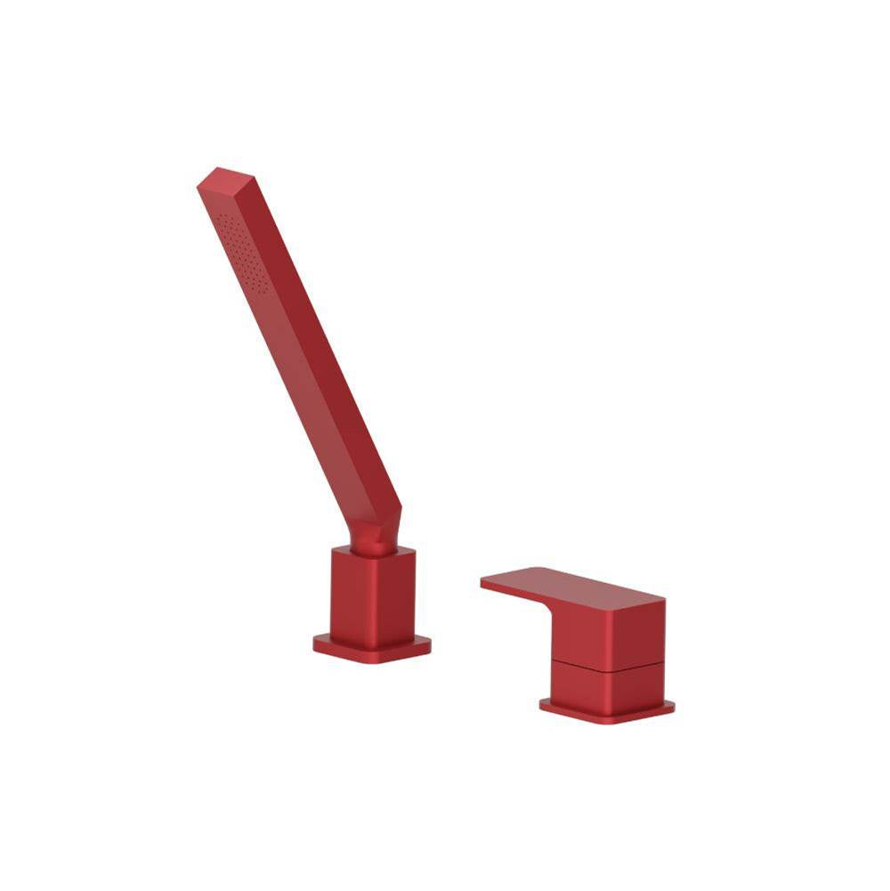 Isenberg By Flusso - Deck Diverter With Holder & Hose - Deep Red