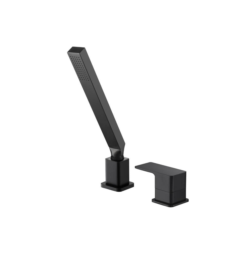 Isenberg By Flusso - Deck Diverter With Holder & Hose - Matte Black