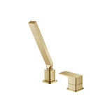 Isenberg By Flusso - Deck Diverter With Holder & Hose - Satin Brass PVD