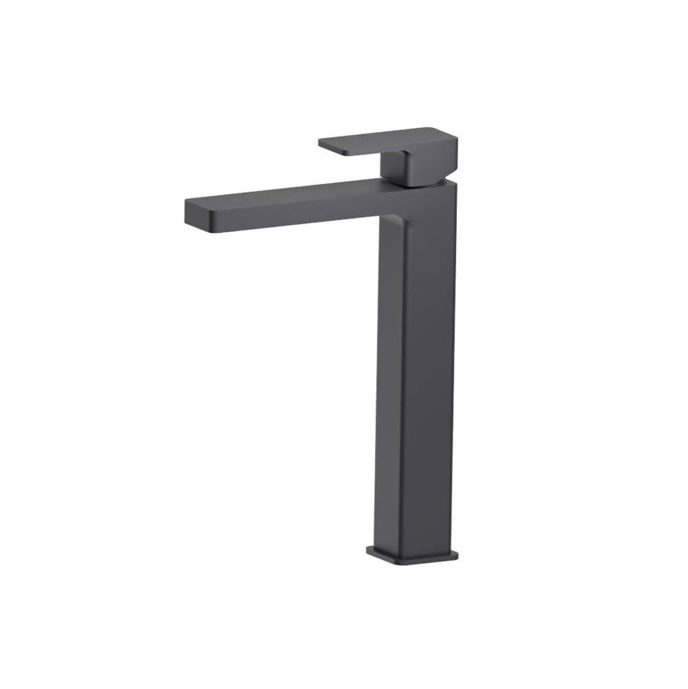 Isenberg By Flusso - Single Hole Vessel Faucet - Dark Grey
