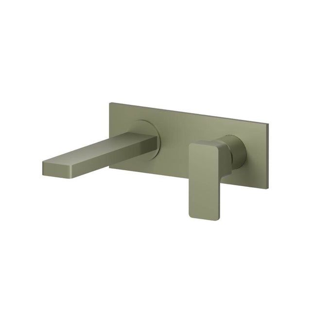 Isenberg By Flusso - Single Handle Wall Mounted Bathroom Faucet - Army Green