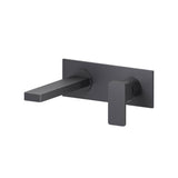 Isenberg By Flusso - Single Handle Wall Mounted Bathroom Faucet - Dark Grey