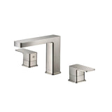 Isenberg By Flusso - Three Hole 8'' Widespread Two Handle Bathroom Faucet - Brushed Nickel PVD