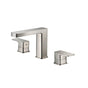 Isenberg By Flusso - Three Hole 8'' Widespread Two Handle Bathroom Faucet - Brushed Nickel PVD