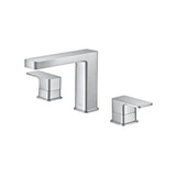 Isenberg By Flusso - Three Hole 8'' Widespread Two Handle Bathroom Faucet - Gloss White