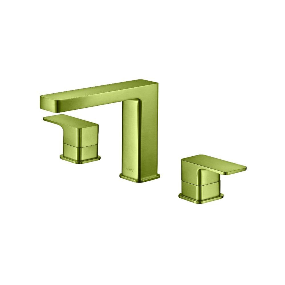 Isenberg By Flusso - Three Hole 8'' Widespread Two Handle Bathroom Faucet - Isenberg Green