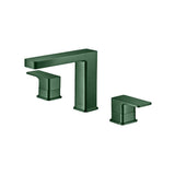 Isenberg By Flusso - Three Hole 8'' Widespread Two Handle Bathroom Faucet - Leaf Green