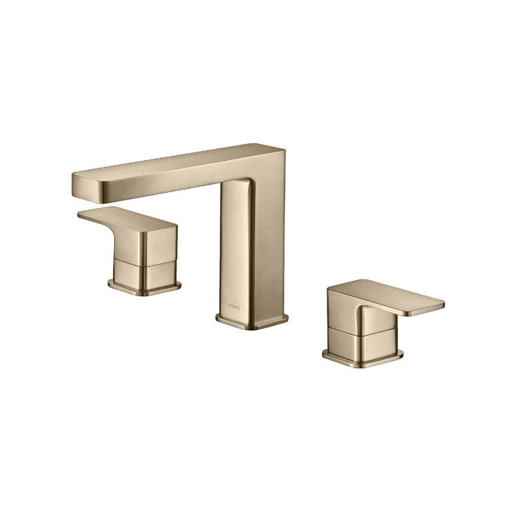 Isenberg By Flusso - Three Hole 8'' Widespread Two Handle Bathroom Faucet - Light Tan