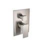 Isenberg By Flusso - Tub / Shower Trim With Pressure Balance Valve - 2-Output - Brushed Nickel PVD