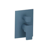 Isenberg By Flusso - Tub / Shower Trim With Pressure Balance Valve - 2-Output - Blue Platinum