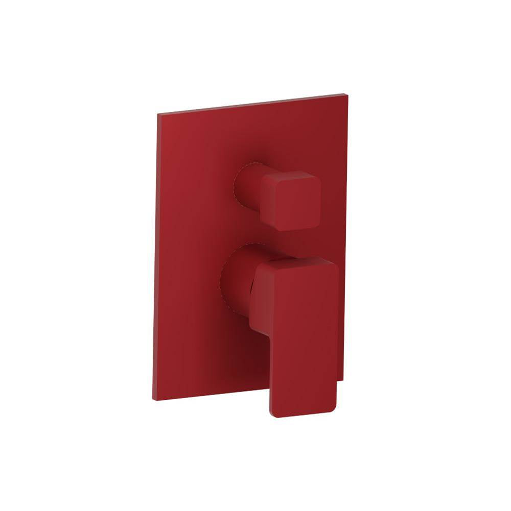 Isenberg By Flusso - Tub / Shower Trim With Pressure Balance Valve - 2-Output - Crimson