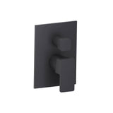 Isenberg By Flusso - Tub / Shower Trim With Pressure Balance Valve - 2-Output - Dark Grey