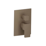 Isenberg By Flusso - Tub / Shower Trim With Pressure Balance Valve - 2-Output - Dark Tan