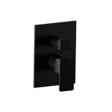 Isenberg By Flusso - Tub / Shower Trim With Pressure Balance Valve - 2-Output - Gloss Black