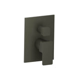 Isenberg By Flusso - Tub / Shower Trim With Pressure Balance Valve - 2-Output - Gun Metal Grey