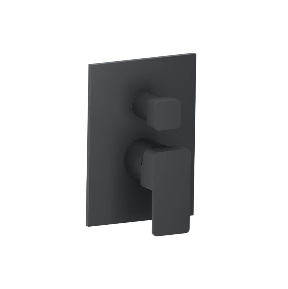 Isenberg By Flusso - Tub / Shower Trim With Pressure Balance Valve - 2-Output - Rock Grey