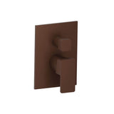 Isenberg By Flusso - Tub / Shower Trim With Pressure Balance Valve - 2-Output - Vortex Brown