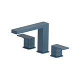 Isenberg By Flusso - 3 Hole Deck Mount Roman Tub Faucet - Blue Platinum
