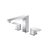 Isenberg By Flusso - 3 Hole Deck Mount Roman Tub Faucet - Chrome