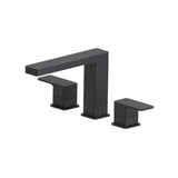 Isenberg By Flusso - 3 Hole Deck Mount Roman Tub Faucet - Dark Grey
