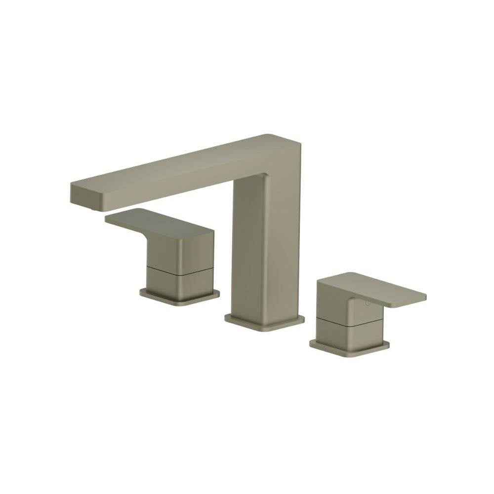 Isenberg By Flusso - 3 Hole Deck Mount Roman Tub Faucet - Light Verde