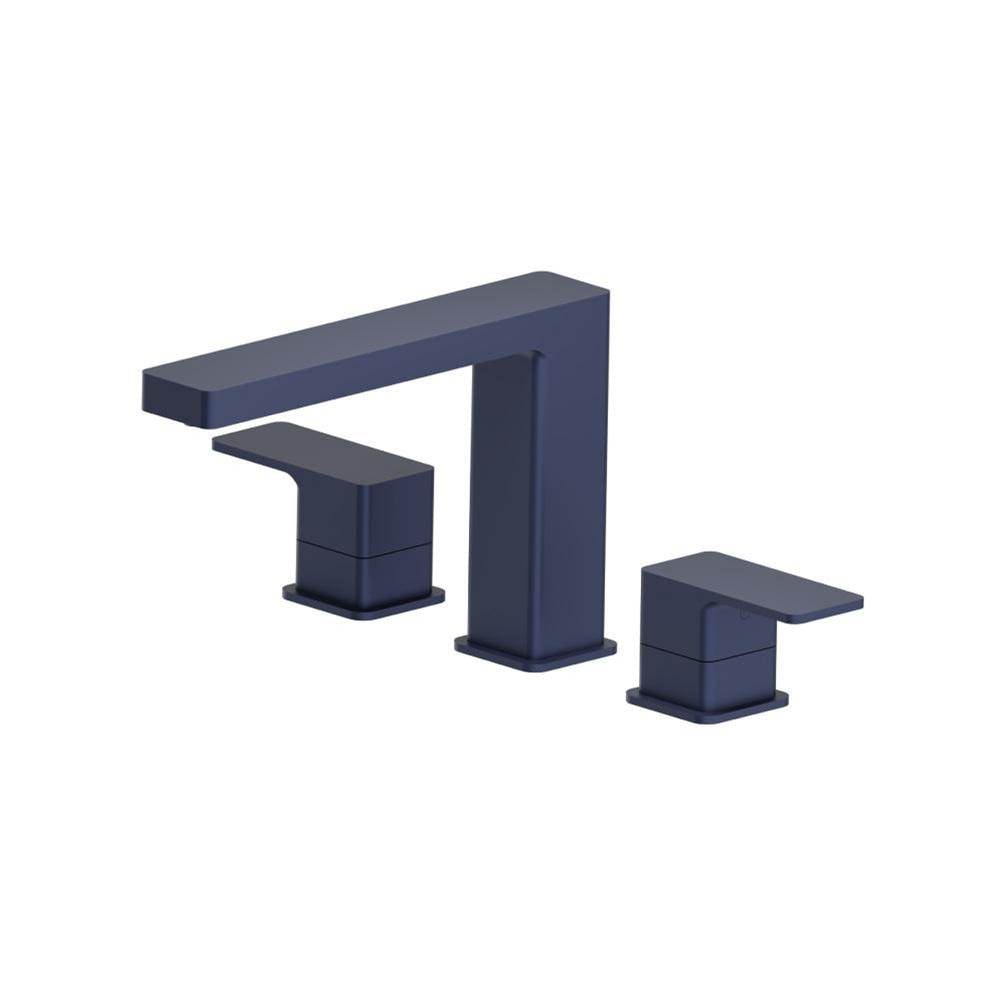 Isenberg By Flusso - 3 Hole Deck Mount Roman Tub Faucet - Navy Blue
