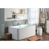 Five Hole Deck Mounted Roman Tub Faucet With Hand Shower