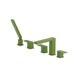 Isenberg By Flusso - Five Hole Deck Mounted Roman Tub Faucet With Hand Shower - Isenberg Green