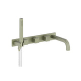 Isenberg By Flusso - Wall Mount Tub Filler With Hand Shower - Army Green