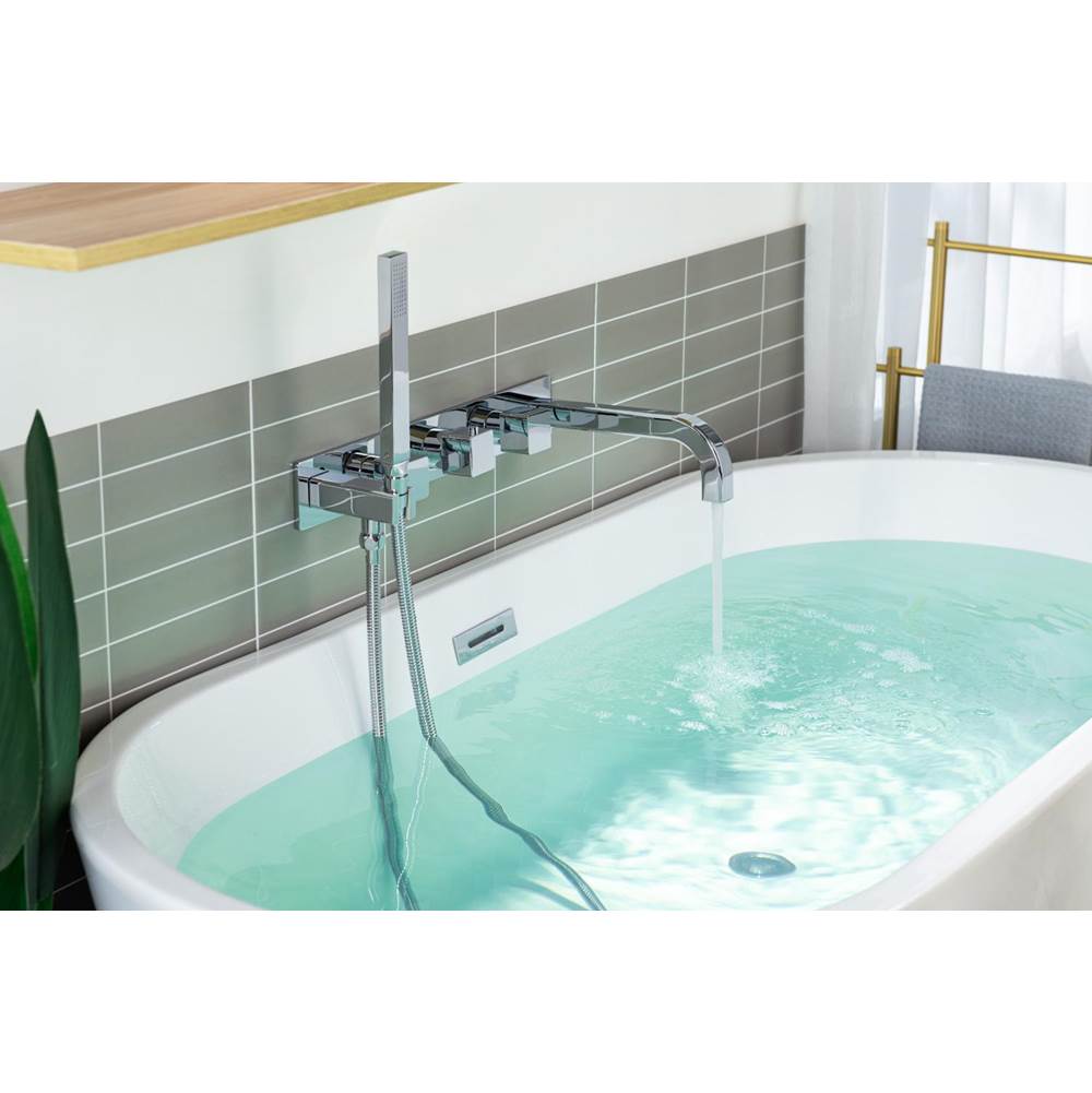 Trim For Wall Mount Tub Filler With Hand Shower