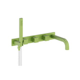 Isenberg By Flusso - Wall Mount Tub Filler With Hand Shower - Isenberg Green