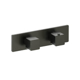 Isenberg By Flusso - 3/4'' Horizontal Thermostatic Shower Valve % Trim - 1 Ouptut - Dark Green