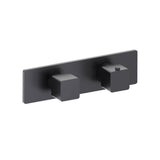 Isenberg By Flusso - 3/4'' Horizontal Thermostatic Shower Valve % Trim - 1 Ouptut - Dark Grey