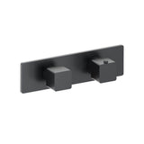 Isenberg By Flusso - 3/4'' Horizontal Thermostatic Shower Valve % Trim - 1 Ouptut - Rock Grey