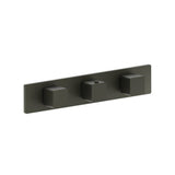 Isenberg By Flusso - 3/4'' Horizontal Thermostatic Valve with 2 Volume Controls &  Trim - Gun Metal Grey
