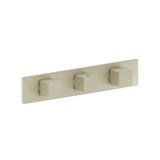Isenberg By Flusso - 3/4'' Horizontal Thermostatic Valve with 2 Volume Controls &  Trim - Light Tan