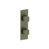 Isenberg By Flusso - 3/4'' Horizontal Thermostatic Shower Valve & Trim - 1- Output - Army Green