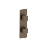 Isenberg By Flusso - 3/4'' Horizontal Thermostatic Shower Valve & Trim - 1- Output - Dark Tan