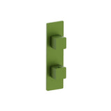 Isenberg By Flusso - 3/4'' Horizontal Thermostatic Shower Valve & Trim - 1- Output - Isenberg Green